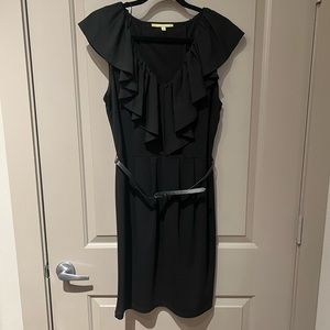 Gianni Bini (L) belted black dress